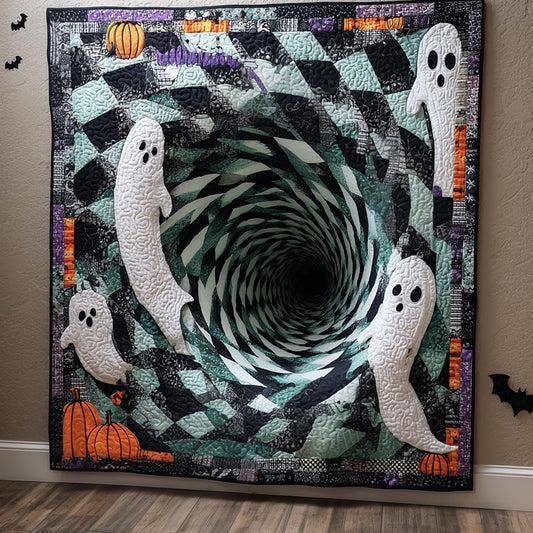 Ghost Whirl Art Quilt Hanging NCU0DV2236