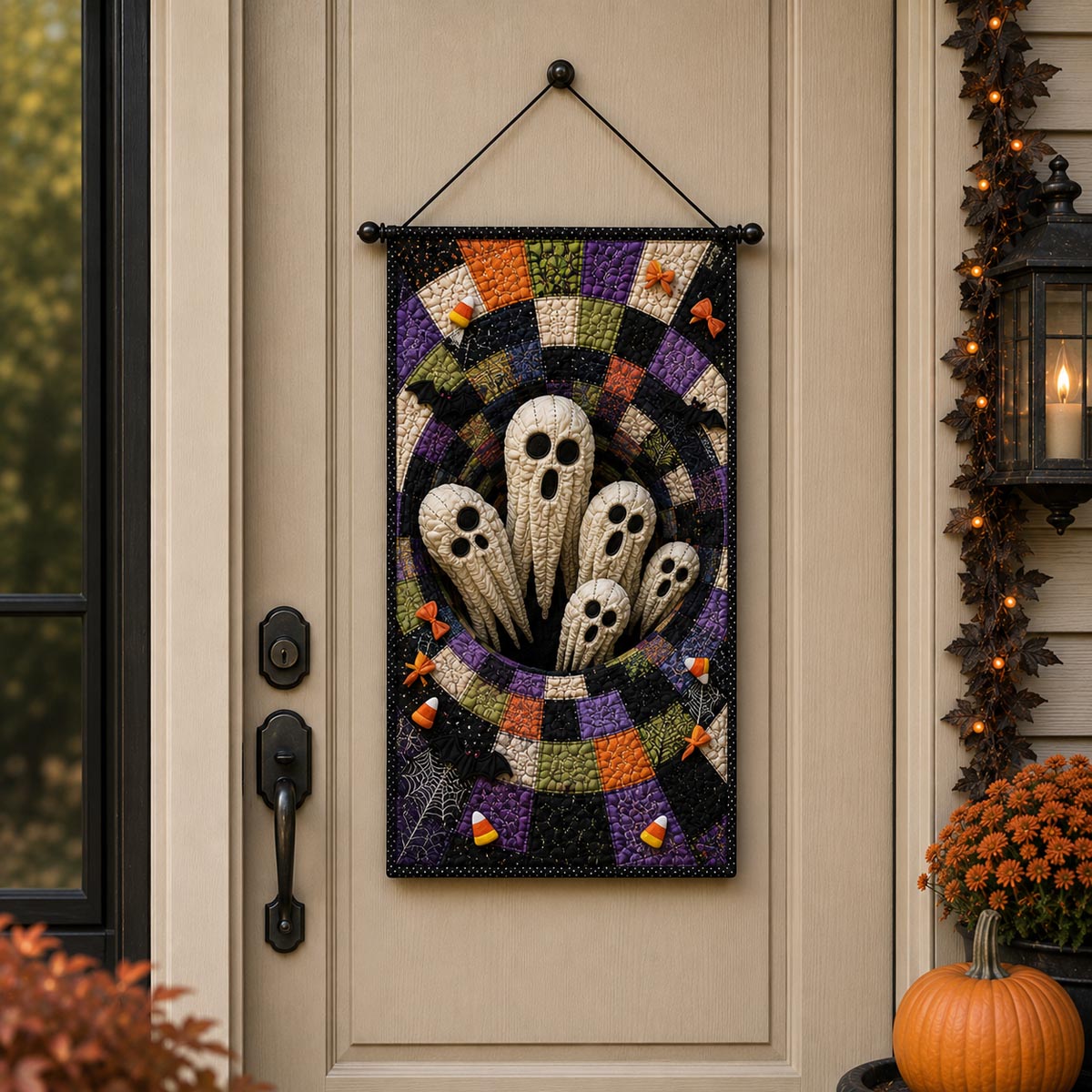 Ghostly Escape Quilted Door Banner NCU0DV2271