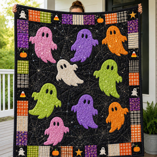 Ghostly Gathering Quilted Blanket NCU0DV2217