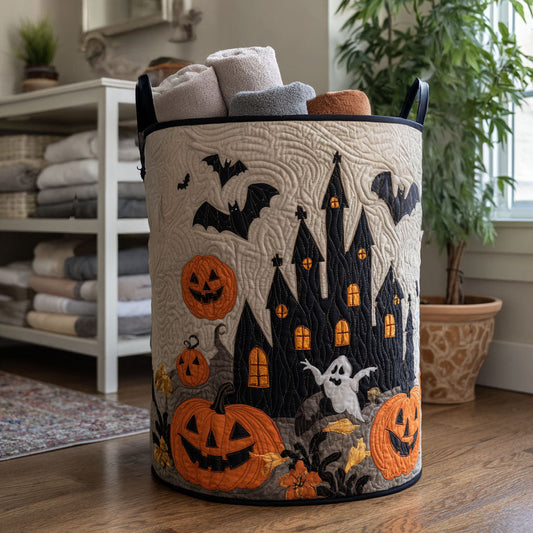 Ghostly Glow Quilted Laundry Basket NCU0PTT1047