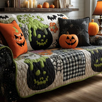Ghostly Potions Quilted Sofa Cover NCU0PTT3243