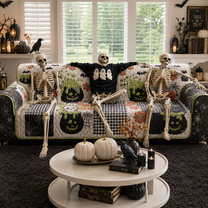 Ghostly Potions Quilted Sofa Cover NCU0PTT3243