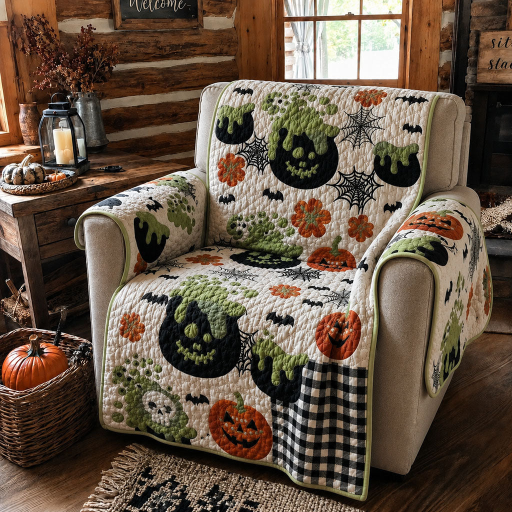 Ghostly Potions Quilted Sofa Cover NCU0PTT3243