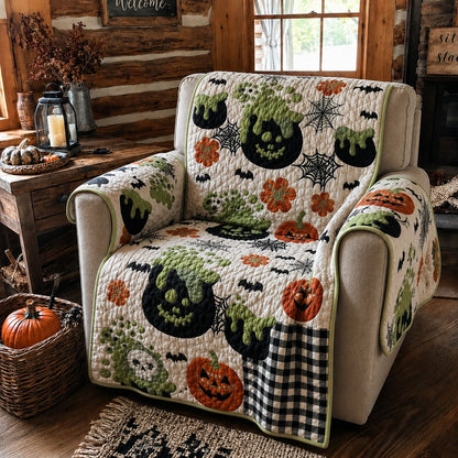 Ghostly Potions Quilted Sofa Cover NCU0PTT3243