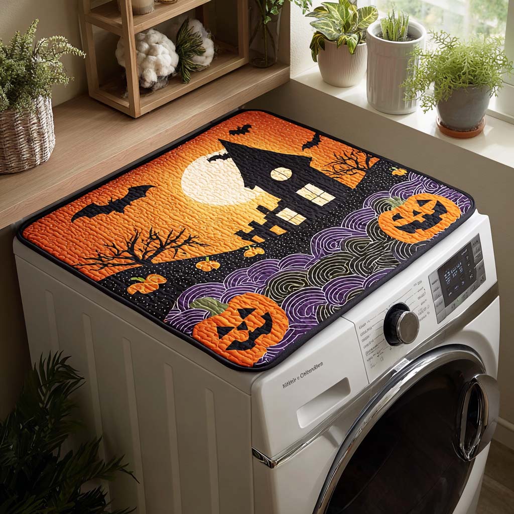 Ghostly Whispers Quilted Washer and Dryer Cover NCU0NTD043