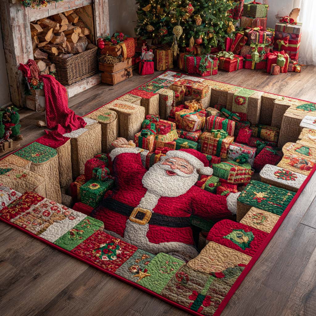 Gift Santa Joy Area Rug NCU0NXD875