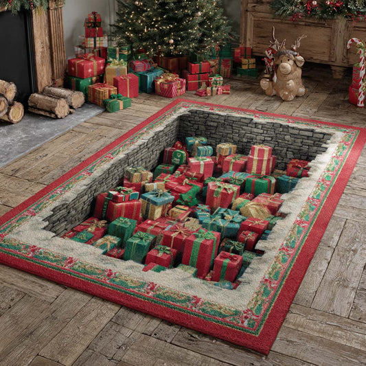 Gift Well Illusion Area Rug NCU0NXD884