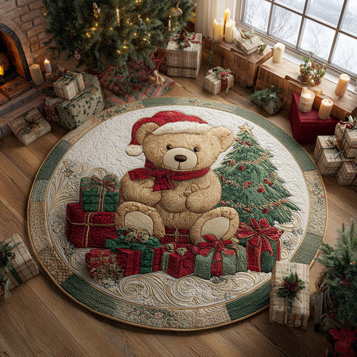 Gifted With Love Quilted Round Mat NCU0DV1259