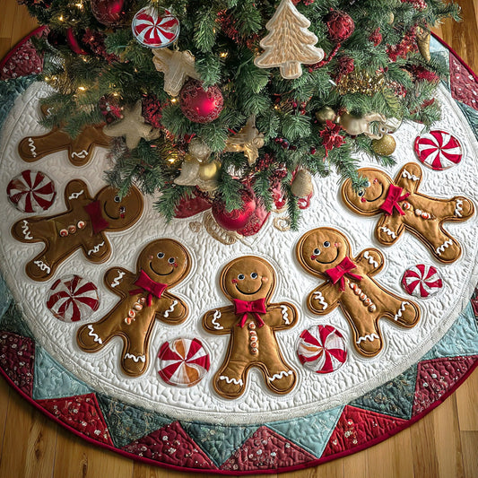 Ginger Haven Christmas Quilted Tree Skirt NCU0NTD1150