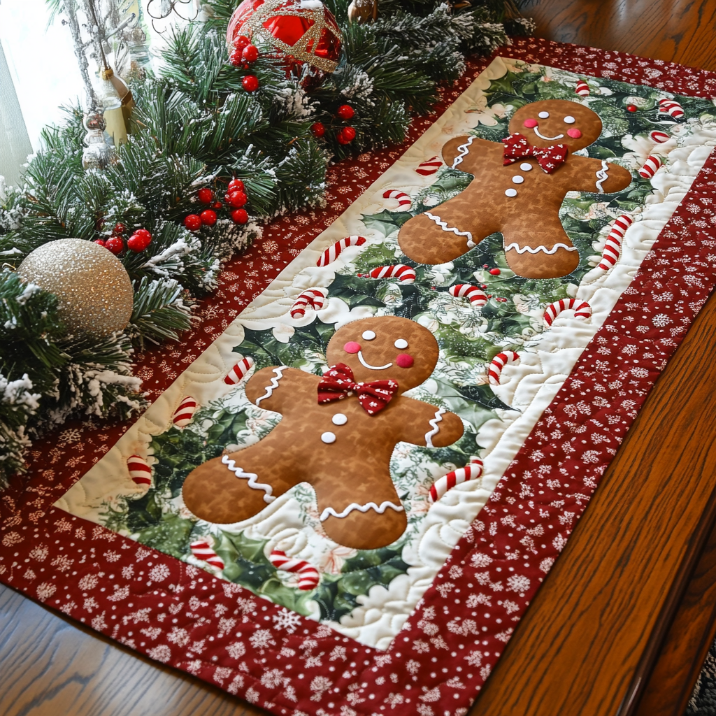Christmas Quilted Table Runner NCU0QN059