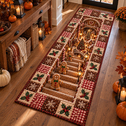 Gingerbread Holiday Stairway Runner Carpet NCU0DV2481