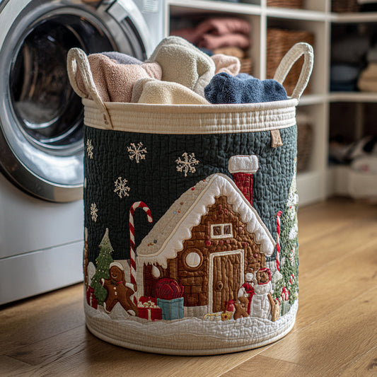 Gingerbread House Laundry Basket NCU0HNH114