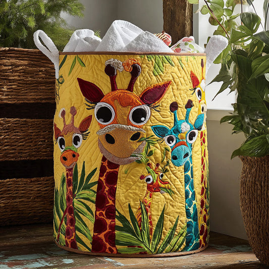 Giraffic Park Quilted Laundry Basket NCU0PTT981