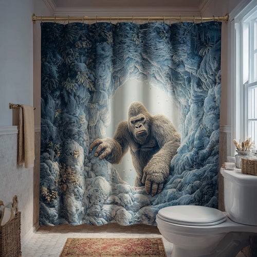 Glacial Bigfoot Passage Shower Curtain NCU0LDH598