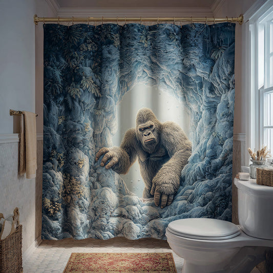 Glacial Bigfoot Passage Shower Curtain NCU0LDH598