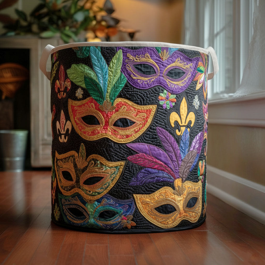 Glamour Parade Quilted Laundry Basket NCU0PTT2500