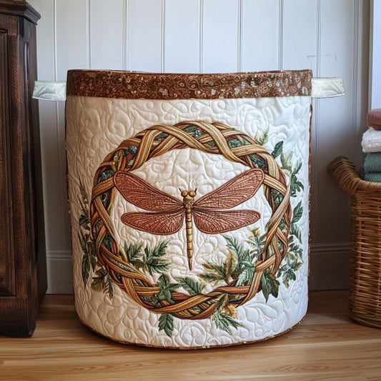 Glimmer Wings Quilted Laundry Basket NCU0NNT2299