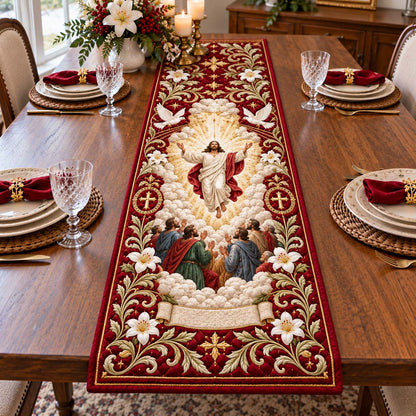 Glorious Ascension Quilted Table Runner NCU0HNH1323