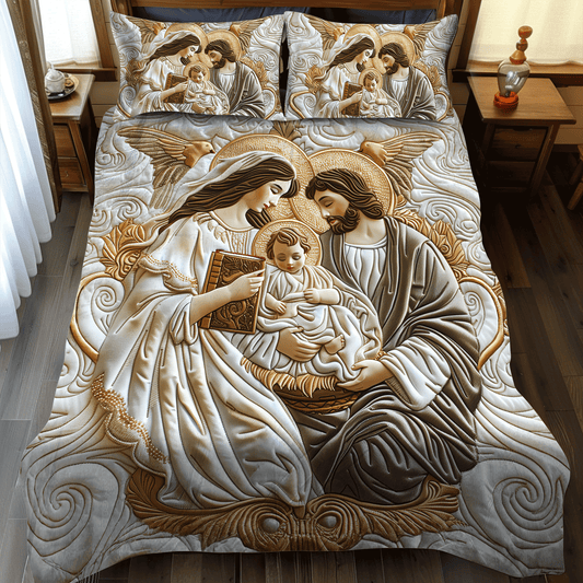 Glorious Christmas Quilted Bedding Set NCU0DV1810