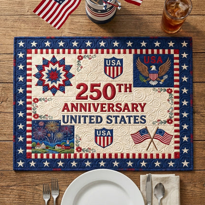 Glory Patchwork Quilted Placemat NCU0NTV1048