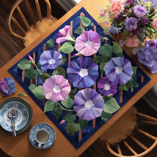 Glory Bloom Quilted Table Topper NCU0NNT1680