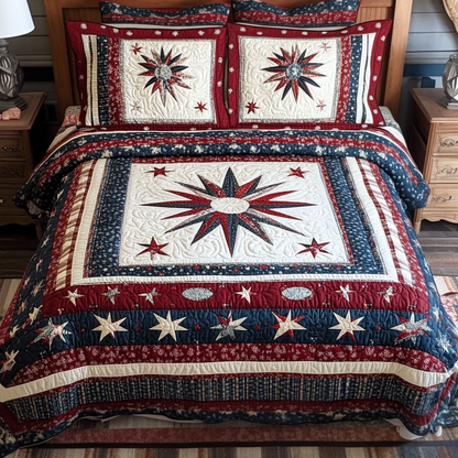 Glory Nights 3-Piece Quilted Bedding Set NCU0NVH899