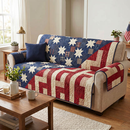 Glory Patch Quilted Sofa Cover NCU0NTD1982