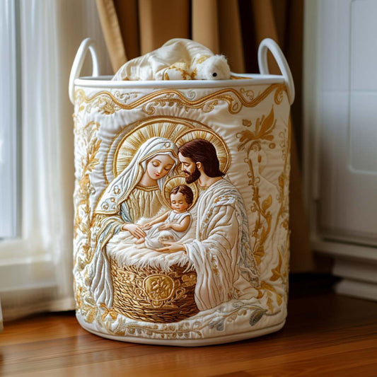 Glory Shine Quilted Laundry Basket NCU0NNT1621