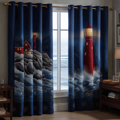 Glow Storm Watcher Quilted Curtains NCU0TH3886
