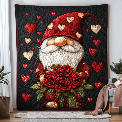 Gnome Romance Quilted Blanket NCU0TL2323