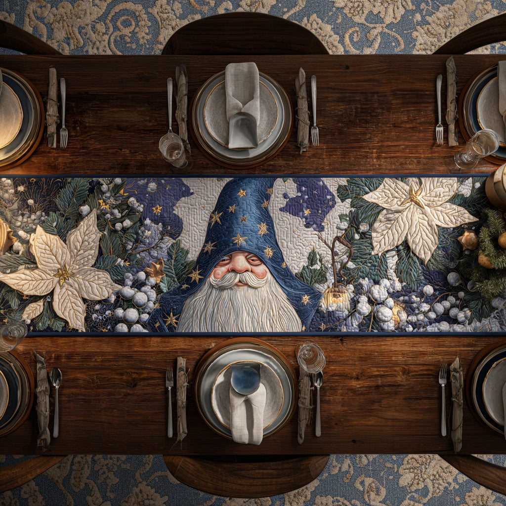 Gnome Haven Quilted Table Runner NCU0HNH699