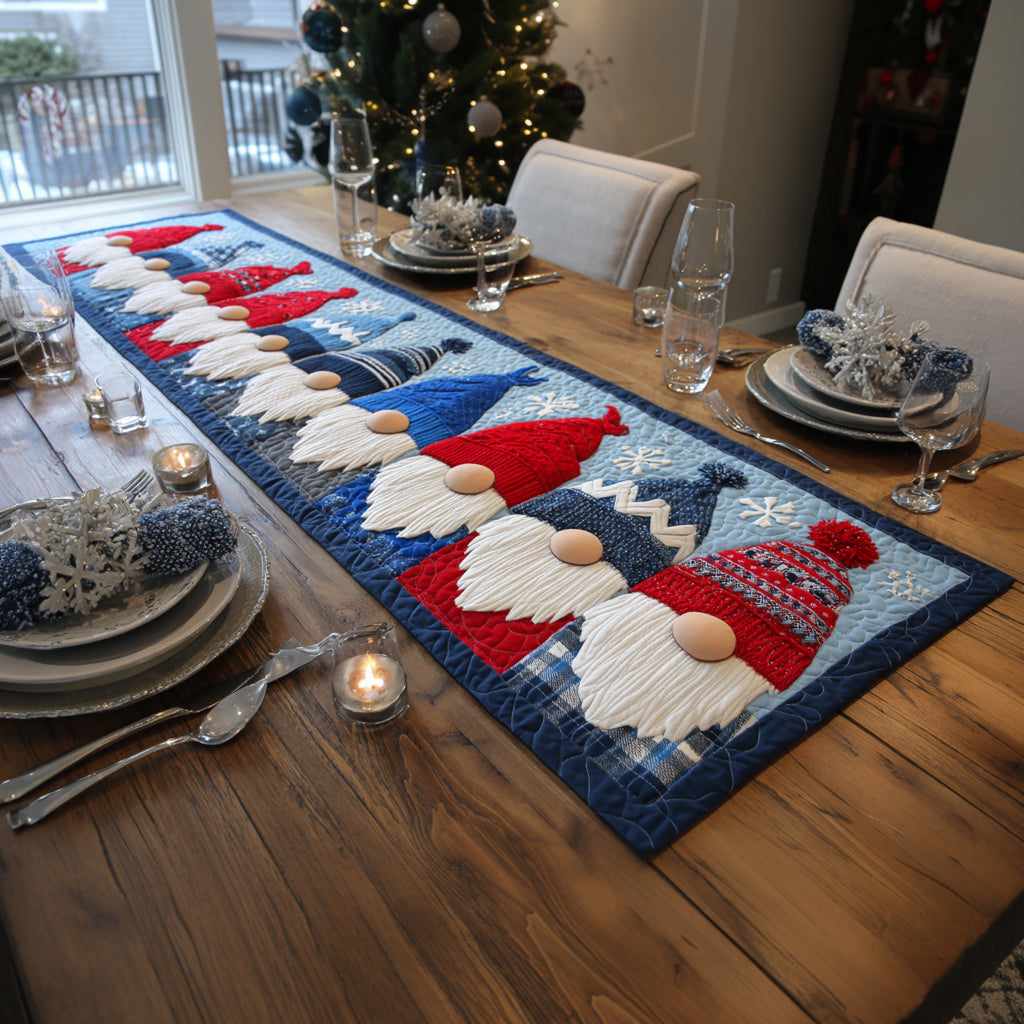 Gnome World Quilted Table Runner NCU0HNH706