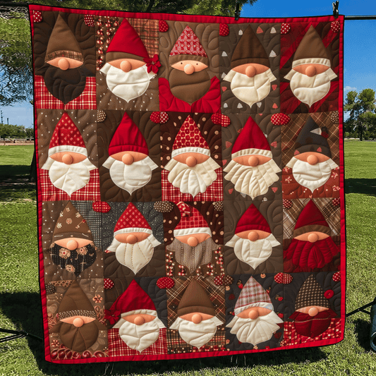 Gnome for the Holidays Quilted Blanket NCU0DV190