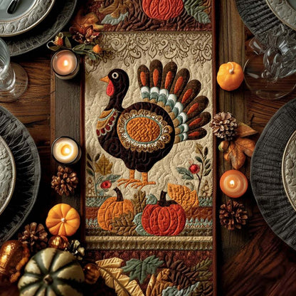 Gobble Blessings Quilted Table Runner NCU0PTT1595
