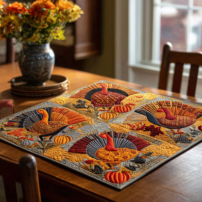 Gobble Gala Quilted Table Topper NCU0PTT1121