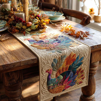 Gobble Gobble Joy Quilted Table Runner NCU0PTT1481