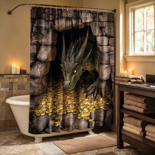Gold Hoard Shower Curtain NCU0NTV941