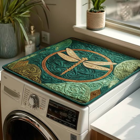 Golden Dragonfly Quilted Washer and Dryer Cover NCU0NNT2300
