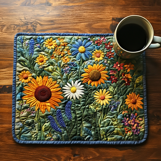 Golden Glow Quilted Placemat NCU0DV556