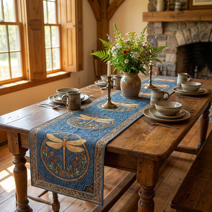 Golden Grove Quilted Table Runner NCU0NTV375