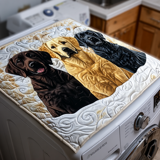 Golden Trio Quilted Washer and Dryer Cover NCU0NNT1748