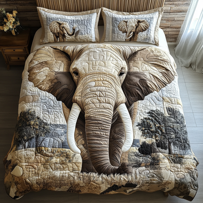 Golden Tusk Quilted Bedding Set NCU0DV139