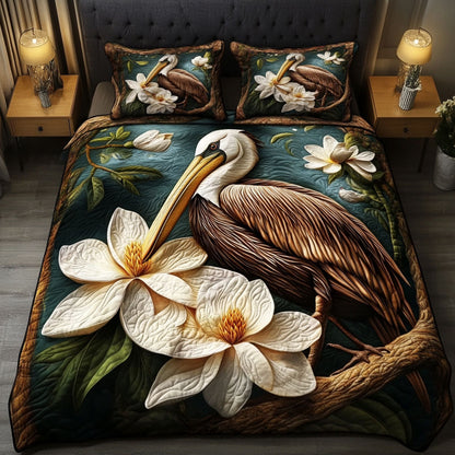 Golden Beak Bloom Duvet Cover Set NCU0NNT414