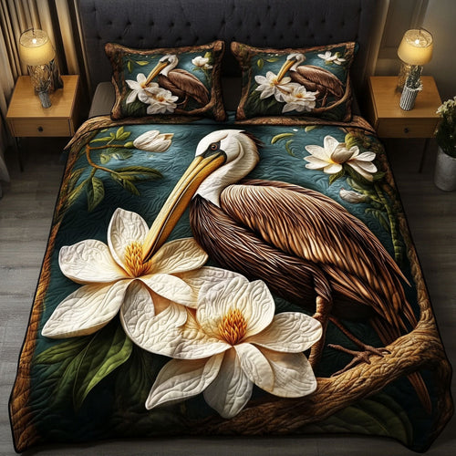 Golden Beak Bloom Duvet Cover Set NCU0NNT414