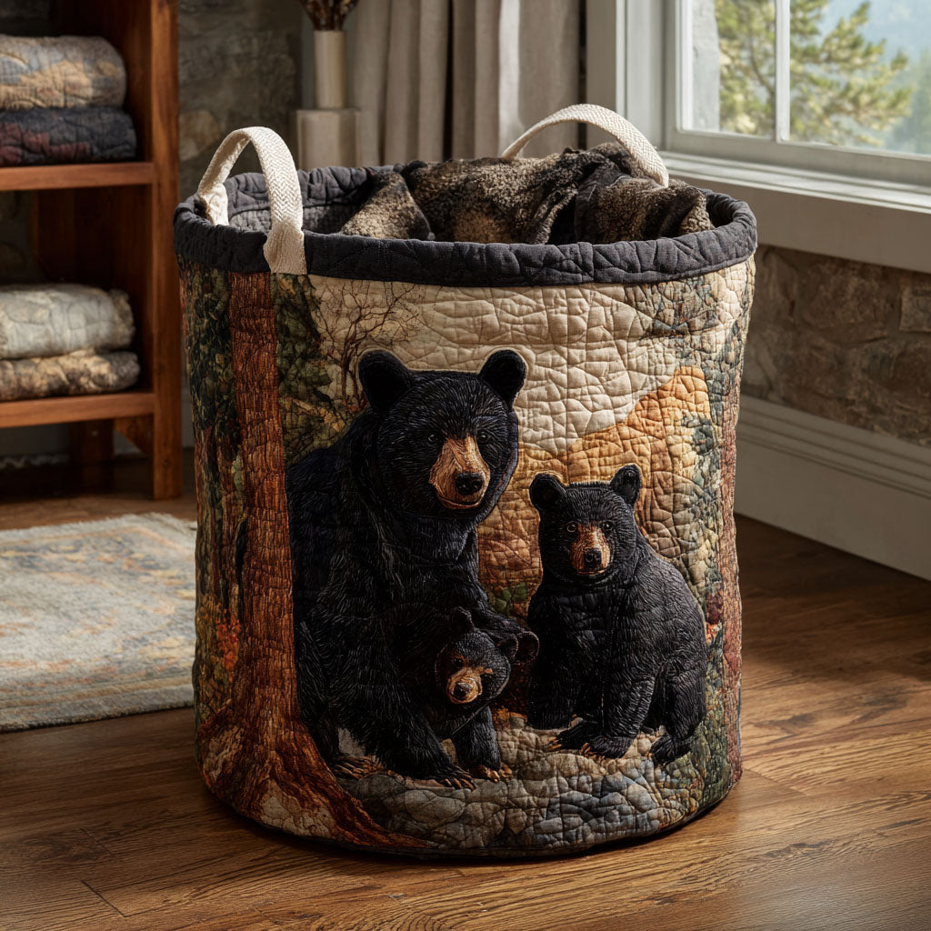 Golden Bear Quilted Laundry Basket NCU0DDK2132