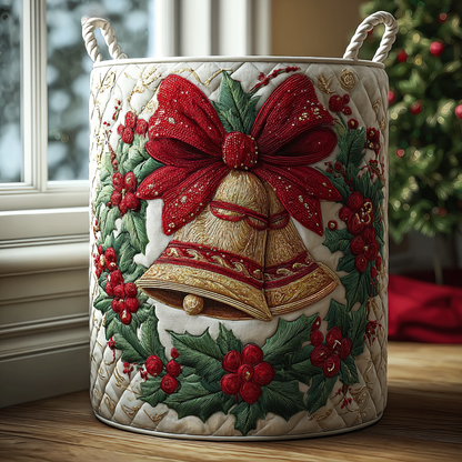 Golden Bell Quilted Laundry Basket NCU0DDK1175