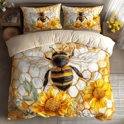 Golden Buzz Duvet Cover Set NCU0DDK388