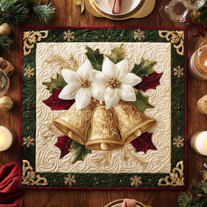 Golden Carols Quilted Table Topper NCU0NTV109