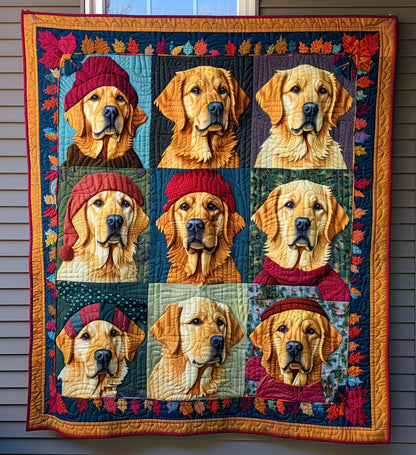 Golden Companion Quilted Blanket NCU0PT494