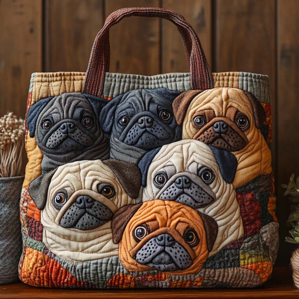 Golden Companions Quilted Tote Bag NCU0NXD774